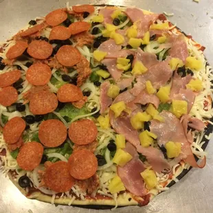 a pizza