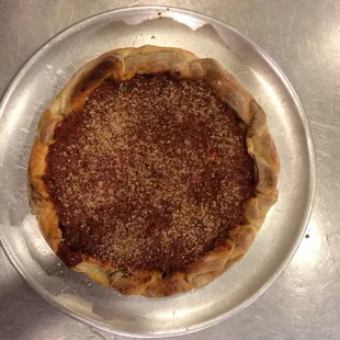 Awesome Chicago style deep dish zaaaa
