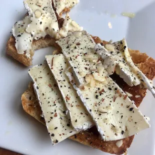 Brie and fig toast. So good!