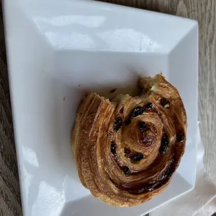 a pastry on a plate