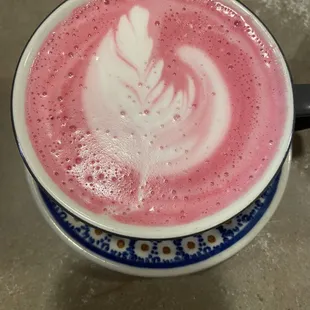 Beet latte