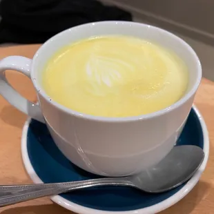 Golden milk latte