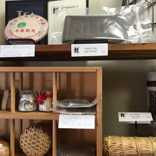 Dark tea gift brick