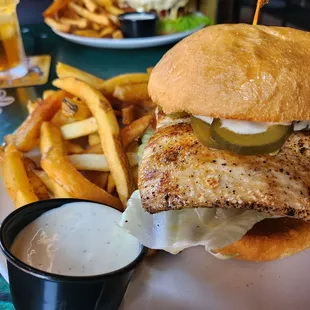 Blackened Mahi Sandwich