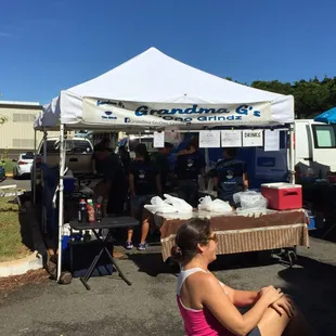 Our view while waiting for the foods