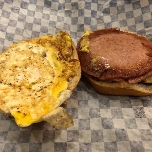The Taylor ham breakfast sandwich was very satisfying.