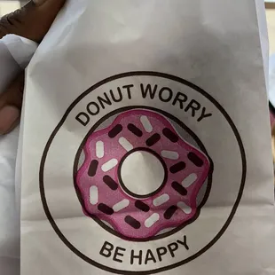 donut worry be happy