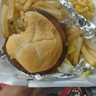 2nd time having G Flavors Fried Bologna Sandwich. Mac and Fries. 1st time at Autumn Rush Winery Food Truck Friday.