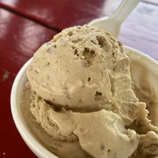 Brown bread custard