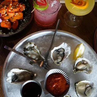 Fresh Oysters and Cocktails