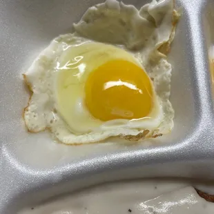 Uncooked eggs