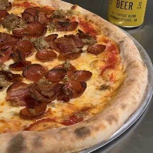 Carnissima: Peperoni, Housemade Sausage, Bacon