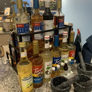 Coffee syrups
