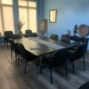 Private meeting room.