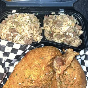 a meal in a plastic container