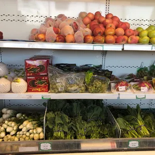 a variety of fruits and vegetables