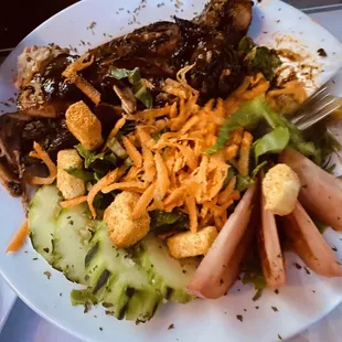 Jerk chicken salad