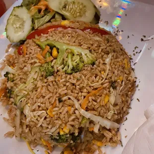 Vegetable fried rice