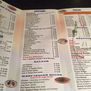 menu, sushi and sashimi