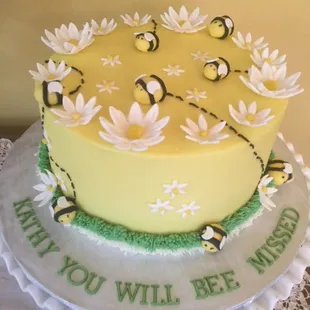 Chocolate Cake with Chocolate Ganache filling and Vanilla Buttercream.