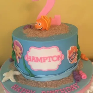 White Cake with fresh Raspberry Filling and Vanilla Buttercream.