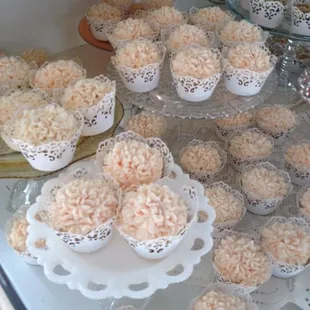 Vanilla Cupcakes with Vanilla Buttercream.