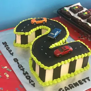 a birthday cake for a 2 year old boy