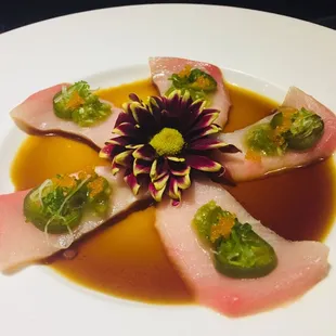 Yellowtail Jalapeño Appetizer
