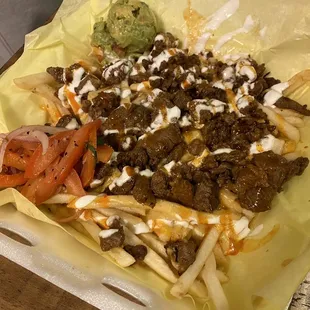 Carne asada fries