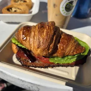 BLTA on sourdough.
