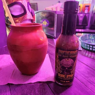 This is an amazing hot sauce! Just the right heat. House made from scratch with natural ingredients. Couldn&apos;t ask for anything better.