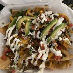 nachos, food