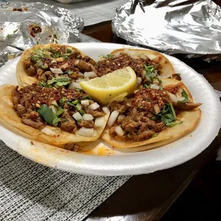 Tacos de Al Pastor! Yummm!