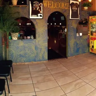 the interior of a restaurant