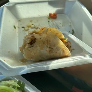 This was my daughter&apos;s chicken burrito