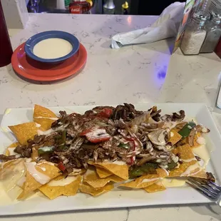 Nachos Carne Asada from Charleston , SC