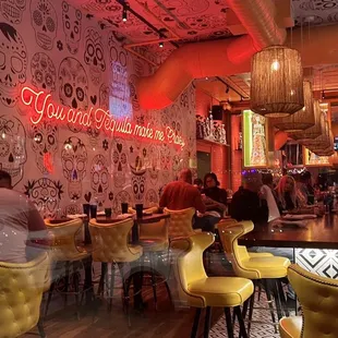 One of the dining rooms