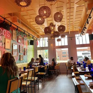 One of the dining areas.