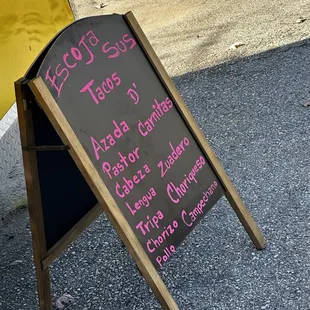 a sign for a restaurant