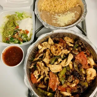 a variety of dishes