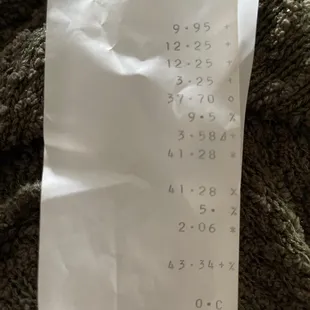 Receipt