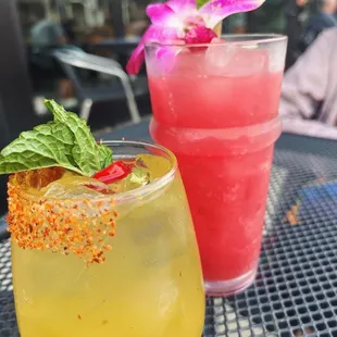 I got the Leche de Tigre (if you like spicy margs, you would likely like this).