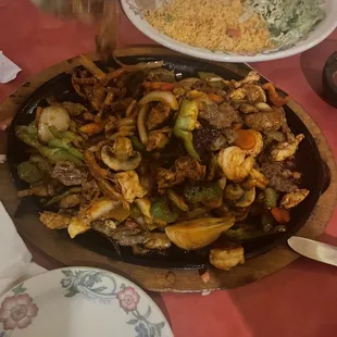 Mixed fajitas tasted funky