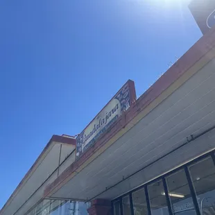 the outside of the building