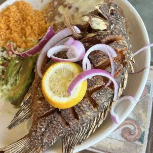 Pescado frito