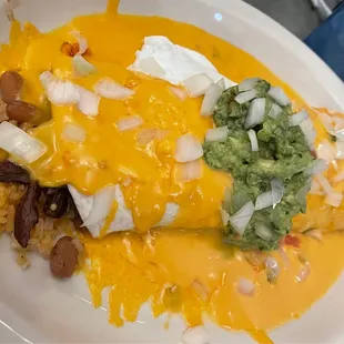 Steak burrito