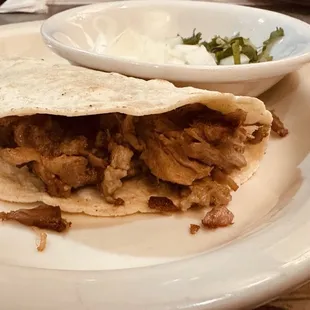 Carnitas taco