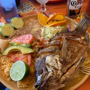 Mojarra frita