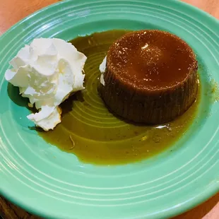 Flan- great but pretty dense