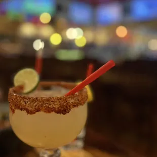 a margarita in a glass